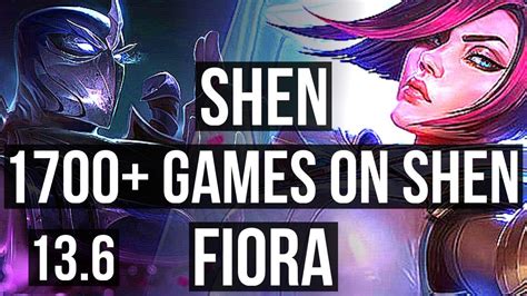 Shen Vs Fiora Top Games M Mastery Kr Master