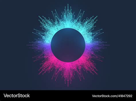 Quantum Computing Concept Deep Learning Royalty Free Vector