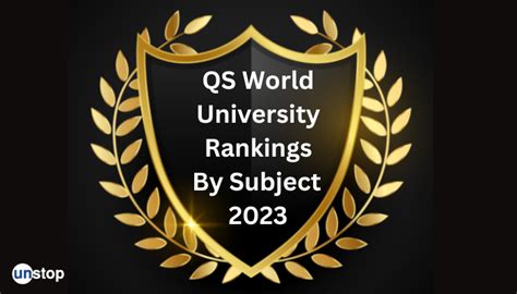 Qs World University Rankings By Subject 2023 Unstop