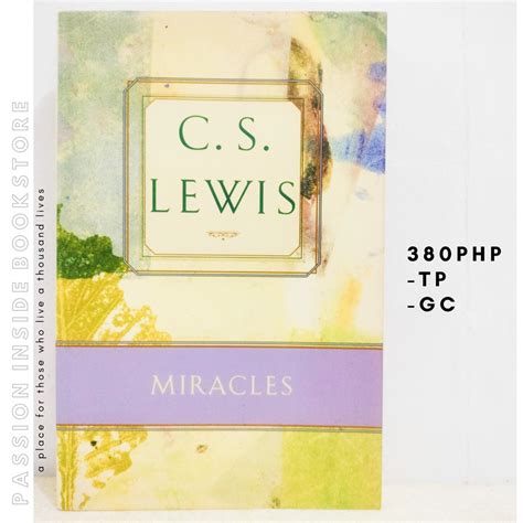 Miracles By Cs Lewis On Carousell