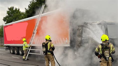 M6 And M5 Delays For Drivers After Lorry Blaze In West Midlands Bbc News