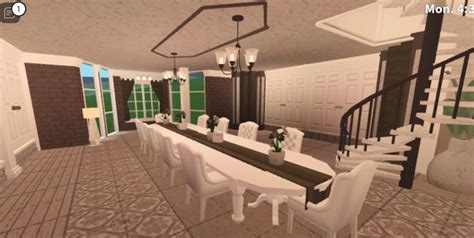 Bloxburg Dining Room Modern In 2022 Modern Dining Room Modern Room