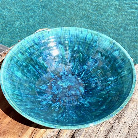 Ocean Bowl Nature Pottery Ceramic Bowl Pottery Bowl Etsy Ceramic