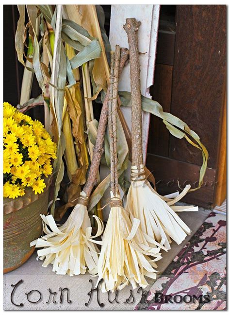 Corn Husk Brooms Fall Decorations Fall Decor Fall Decorating Ideas Fall Centerpiece Autumn