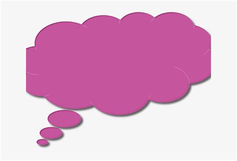 Speech Bubble Clipart Thinking Thought Bubble Colored Transparent