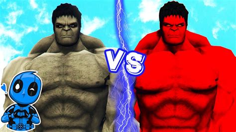 Hulk Red Vs Hulk Grey Epic Battle YouTube