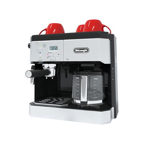 Coffee Machine DeLonghi BCO430 with cups on a table 3D model | CGTrader