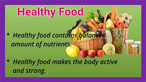 10 Lines On Healthy Food In English Essay On Healthy Food Ashwin S