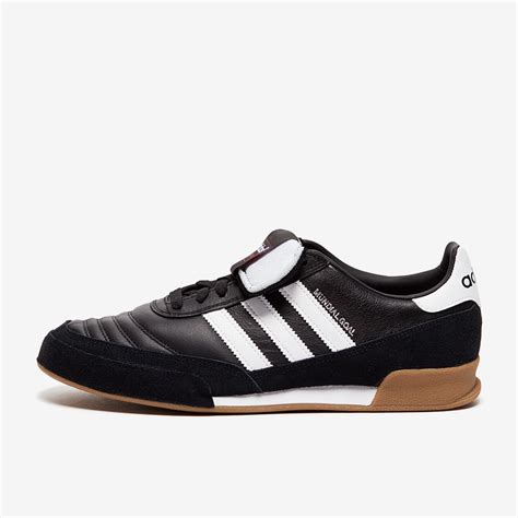 adidas Fußball Hallenschuhe Mundial Goal Schwarz Weiß Pro