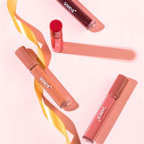 Saniye Matte Waterproof Lip Tint Natural Nude Lipstick L Shopee Philippines