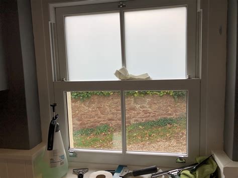 Frosted Obscure Window Film for Bathrooms - Devon Window Tinting