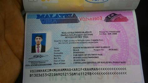 Single Entry Visa Malaysia Untuk Pelajar And Mahasiswa