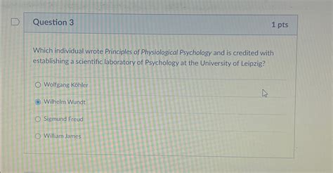 Solved Question 31ptsWhich Individual Wrote Principles Of Chegg