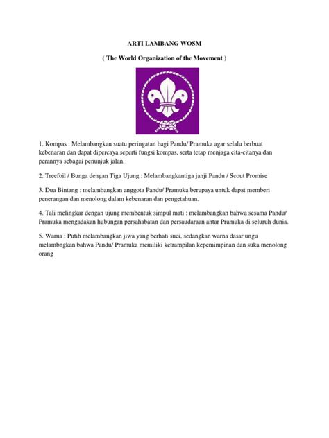 Arti Lambang Wosm Pdf