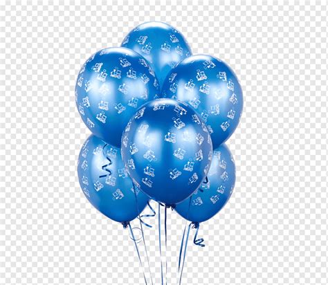 Conglomerado de globos azul de impresión globo azul globo helio