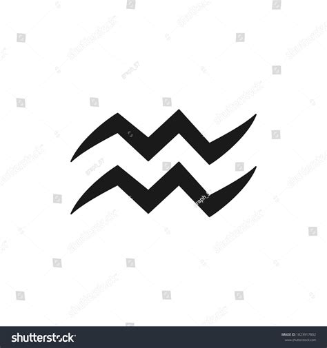 Aquarius symbol Images, Stock Photos & Vectors | Shutterstock