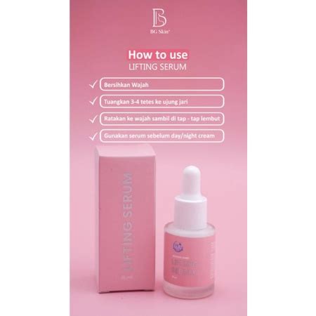 Jual Lifting Serum Bg Skin Shopee Indonesia