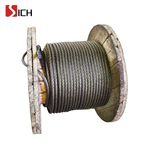 High Quality High Carbon Ungalvanized S Elevator Steel Wire Rope