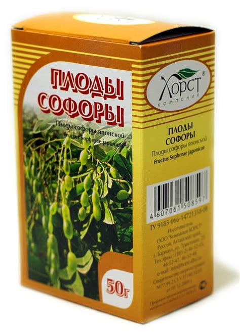 Софора японская лечебные свойства, применение, противопоказания ...