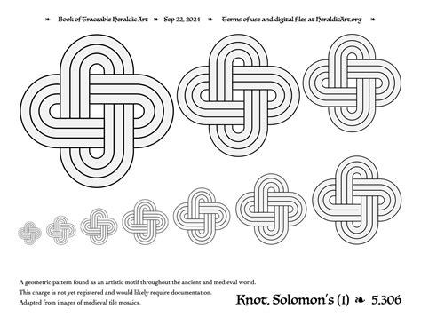 Knot Traceable Heraldic Art