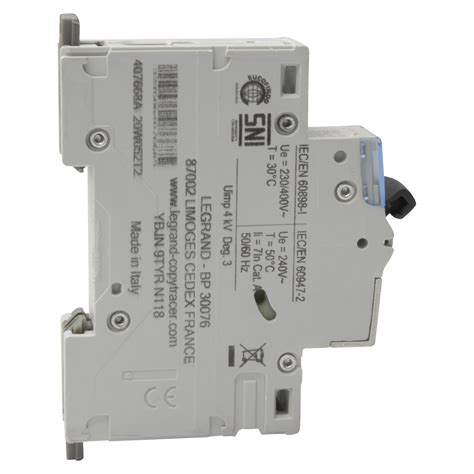 Disj DX³ 6000A 10kA 1P C10 400V 1 module 407668 3245064076685