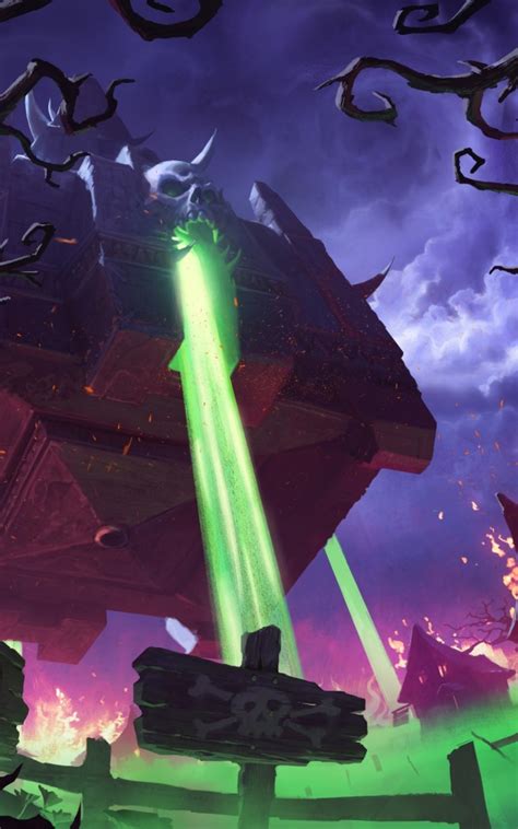 1200x1920 Resolution Naxxramas Art Hearthstone Curse Of Naxxramas