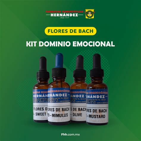 Kit De Flores De Bach Para Dominio Emocional Productos Farmacias