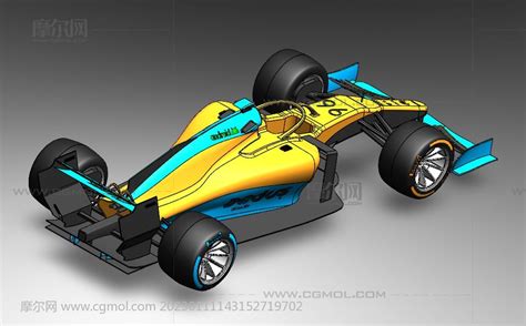 F1方程式赛车3d模型图纸step格式其他模型下载 摩尔网cgmol