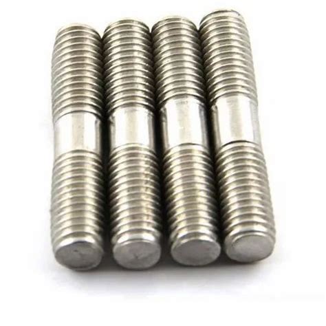 Stainless Steel Chrome Finish Half Thread SS Stud Bolt Size 10 170 Mm