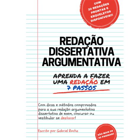 Reda O Dissertativa Argumentativa Aprenda A Fazer Uma Reda O Em