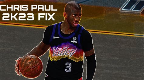 Nba 2k23 Chris Paul Jumpshot Fix Badges Attributes Youtube