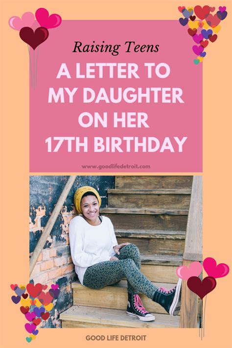 Birthday Letter To My Teenage Daughter On Her 17th Birthday Birthday