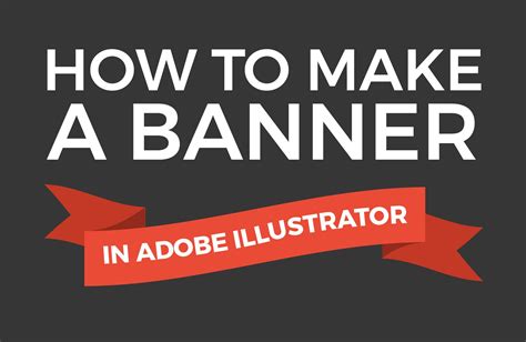 How to Make a Banner in Adobe Illustrator - Design Cuts