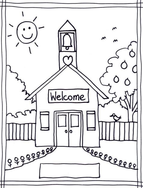 Kindergarten Open House Coloring Pages - Coloring Home