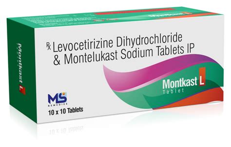 5 Mg MONTKAST L Packaging Type Box As Directed By The Physician At