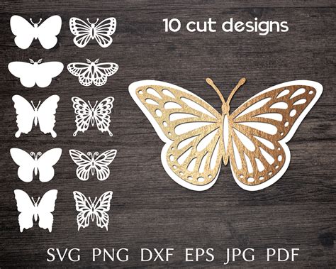 Layered 3d Butterfly Svg Bundle Paper Butterfly Template Etsy UK