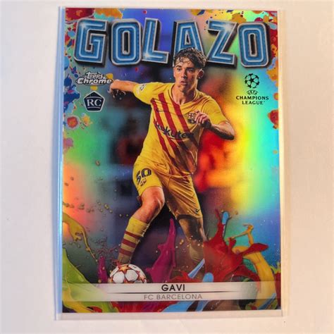 Yahoo Topps Chrome Golazo Uefa Gavi Rc