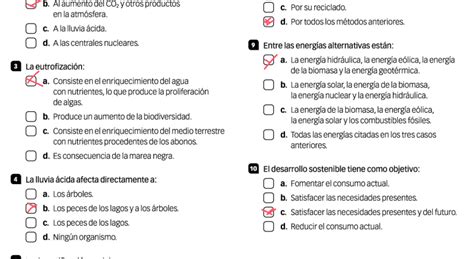 Test Ex Menes De Biolog A Eso Tipo Test