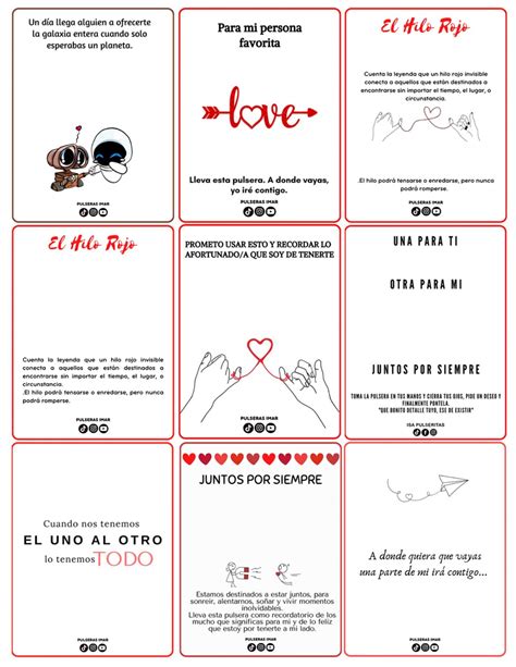 Tarjetas Para Pulseras Artofit