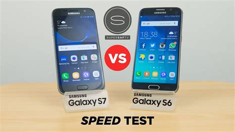 Samsung Galaxy S7 Vs Samsung Galaxy S6 Speed Test Youtube