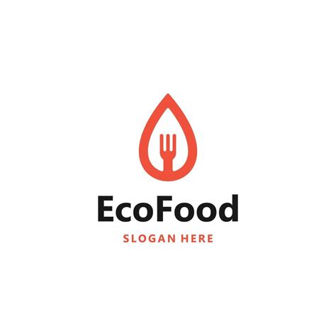 Vegetarian Logo Fork And Leaf Vegetarian Icon Simple Line Style Icon