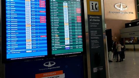 Vuelos Demorados Y Cancelados En Aeroparque Y Ezeiza Por La Intensa