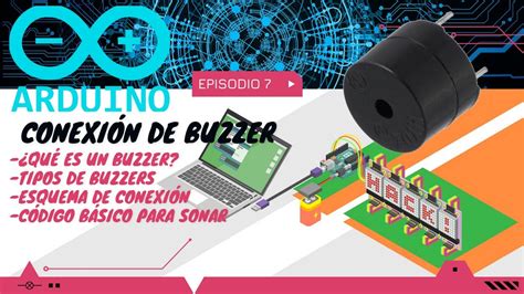 Cómo conectar un ZUMBADOR Buzzer CÓDIGO y CONEXIÓN del circuito