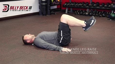 Bent Knee Leg Raise Youtube