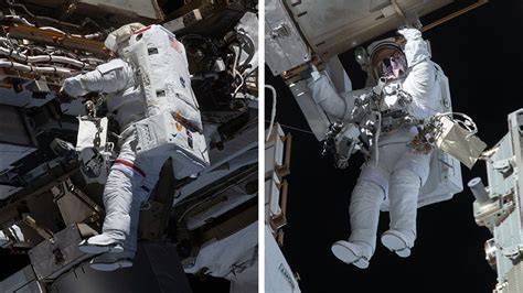 Spacewalking Astronauts Complete A Space Station Battery Upgrade Years