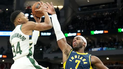 Giannis Antetokounmpo Sets Franchise Record With 64 Points As Bucks Beat Pacers 140 126