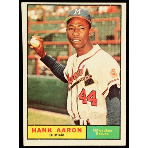 Hank Aaron Topps Pristine Auction