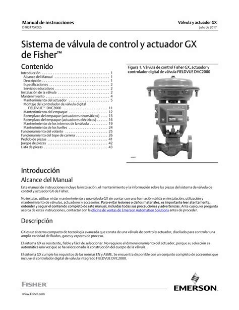 Pdf Sistema De V Lvula De Control Y Actuador Gx De Pdf Fileamplia