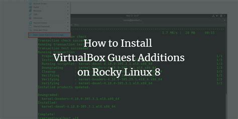 How To Install Virtualbox Guest Additions On Rocky Linux