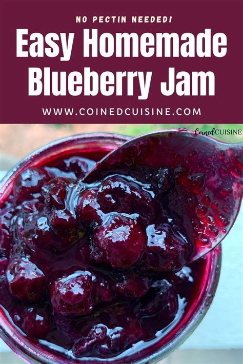 Blueberry Preserves Recipes Blueberry Butter Recipe Easy Butter